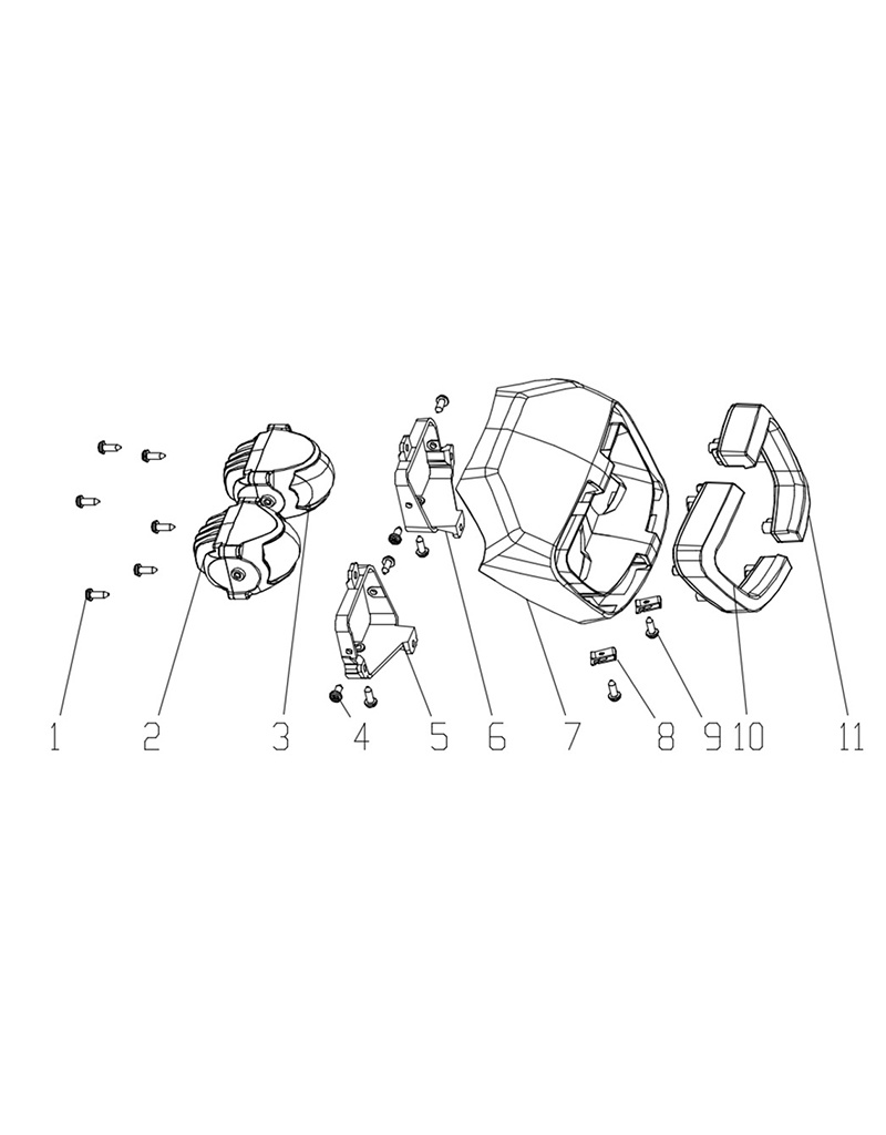 Headlight (high beam) (2)