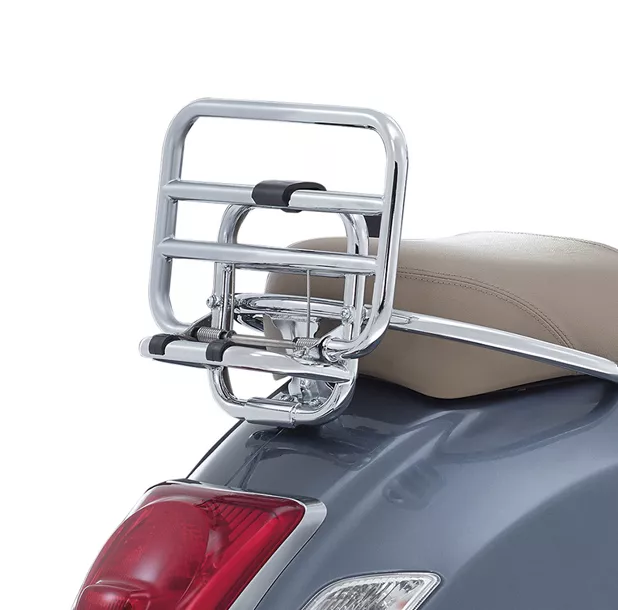 Vespa porte-bagage arrière (repliable) Chrome GTS