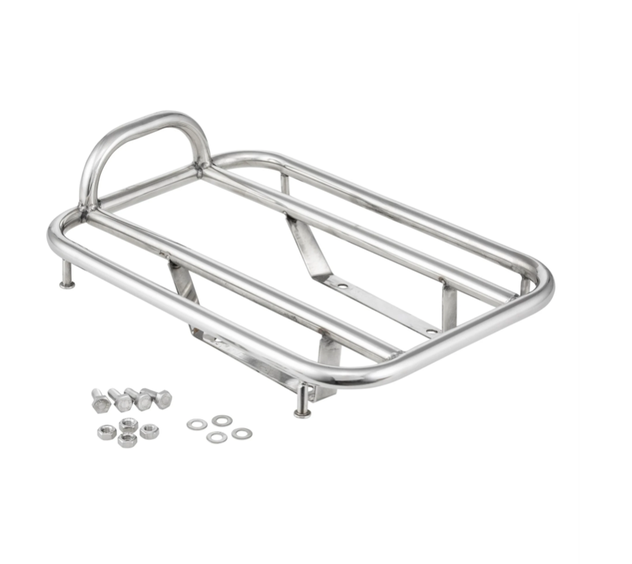 Lambretta Rear Carrier (fix/small) Chrome