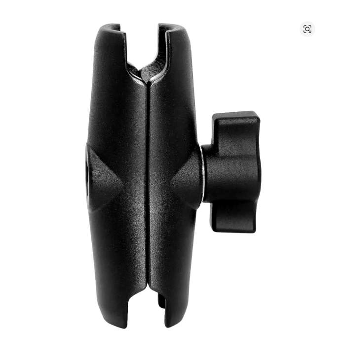 Bras de 9 cm pour tête de rotule de 25 mm