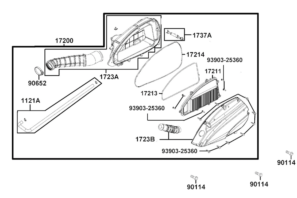 COUVERCLE DE BOITE A AIR